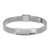 Boss Bijoux Bracelet Homme Alen - 1580611 Acier Argent Taille Ajustable 180-195Mm | Homme Bracelet