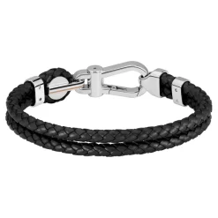 Boss Bijoux Bracelet Homme Ares Prime - 1580699M Acier, Cuir Noir | Homme Bracelet