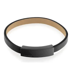 Calvin Klein Bijoux Bracelet Homme - 35000416 Cuir, Acier Noir | Homme Bracelet