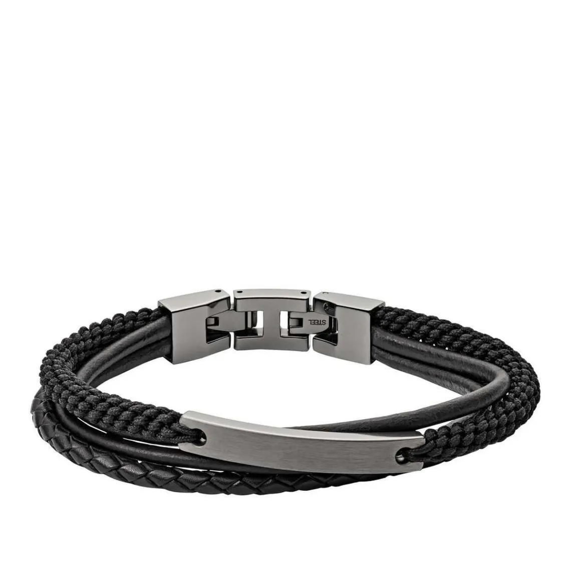 Fossil Bijoux Bracelet Homme -Acier Gris | Homme Bracelet