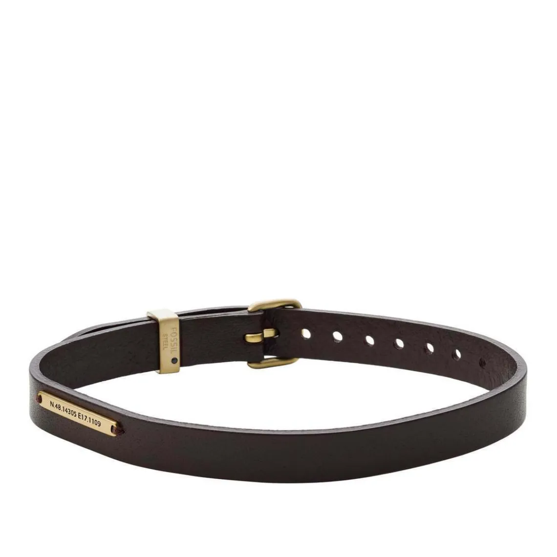 Fossil Bijoux Bracelet Homme -Acier Marron | Homme Bracelet