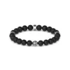 Guess Bijoux Bracelet Homme - JUMB02117JWSTBK 4G ICON Acier Argent | Homme Bracelet