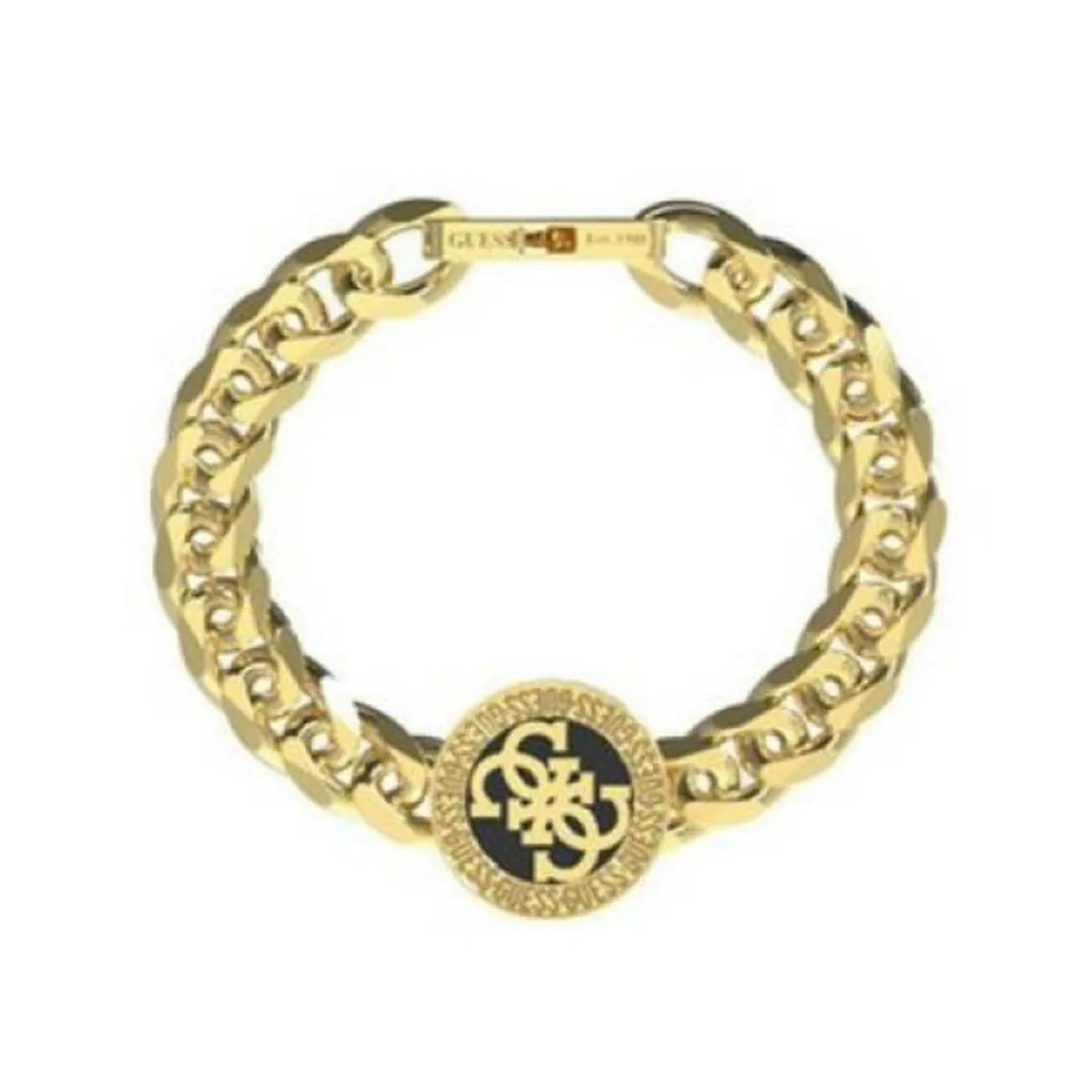Guess Bijoux Bracelet Homme - JUMB02114JWYGBK 4G ICON Acier doré | Homme Bracelet