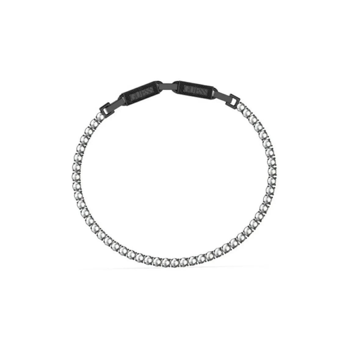 Guess Bijoux Bracelet Homme JUMB03237JWBK - Acier Transparent | Homme Bracelet