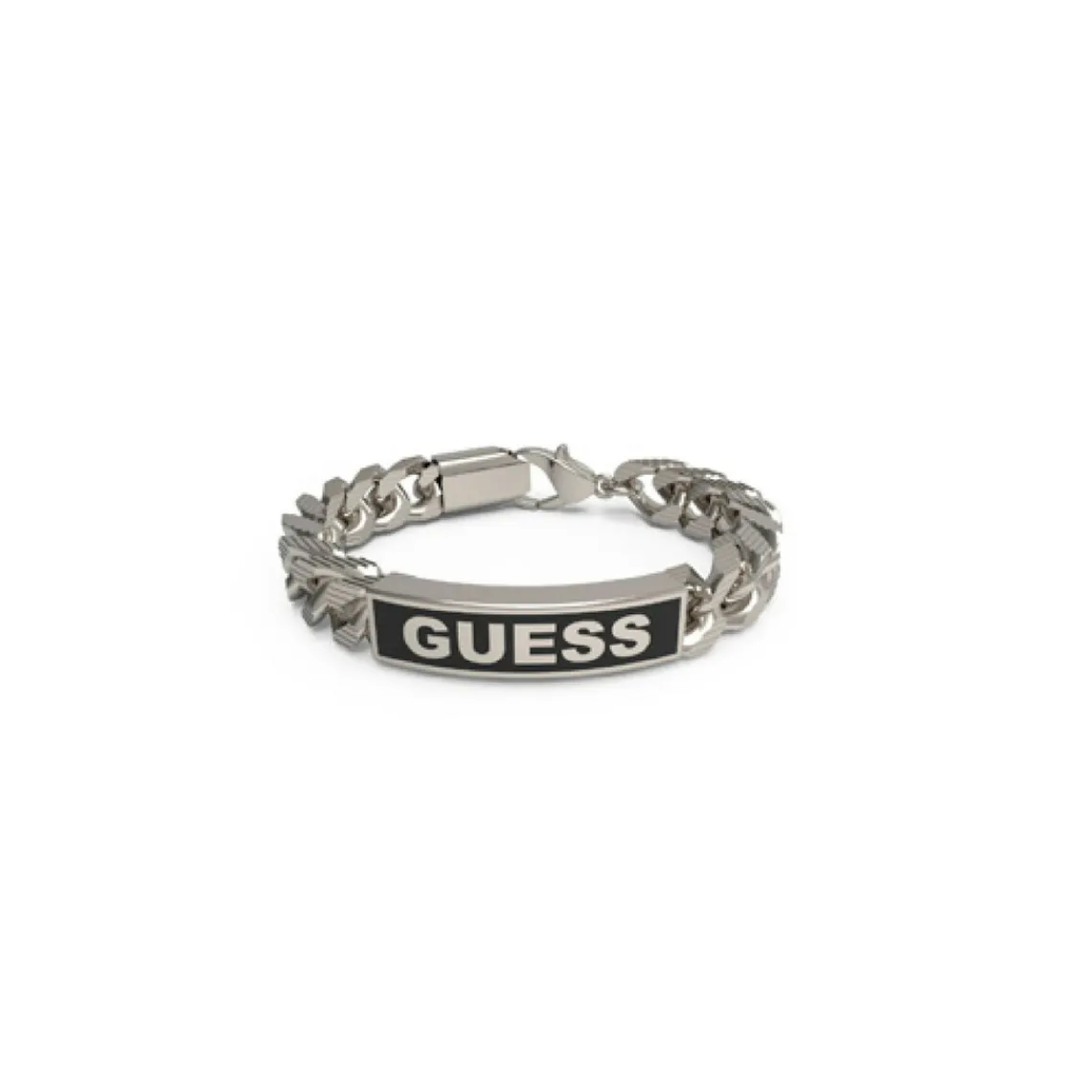 Guess Bijoux Bracelet Homme JUXB03002JWSTBK - X POWER Acier Argent | Homme Bracelet