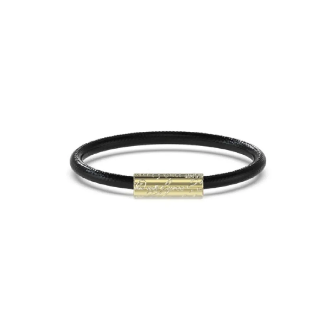 Guess Bijoux Bracelet Homme Inscription - JUMB04407JWYGBK Acier Doré | Homme Bracelet