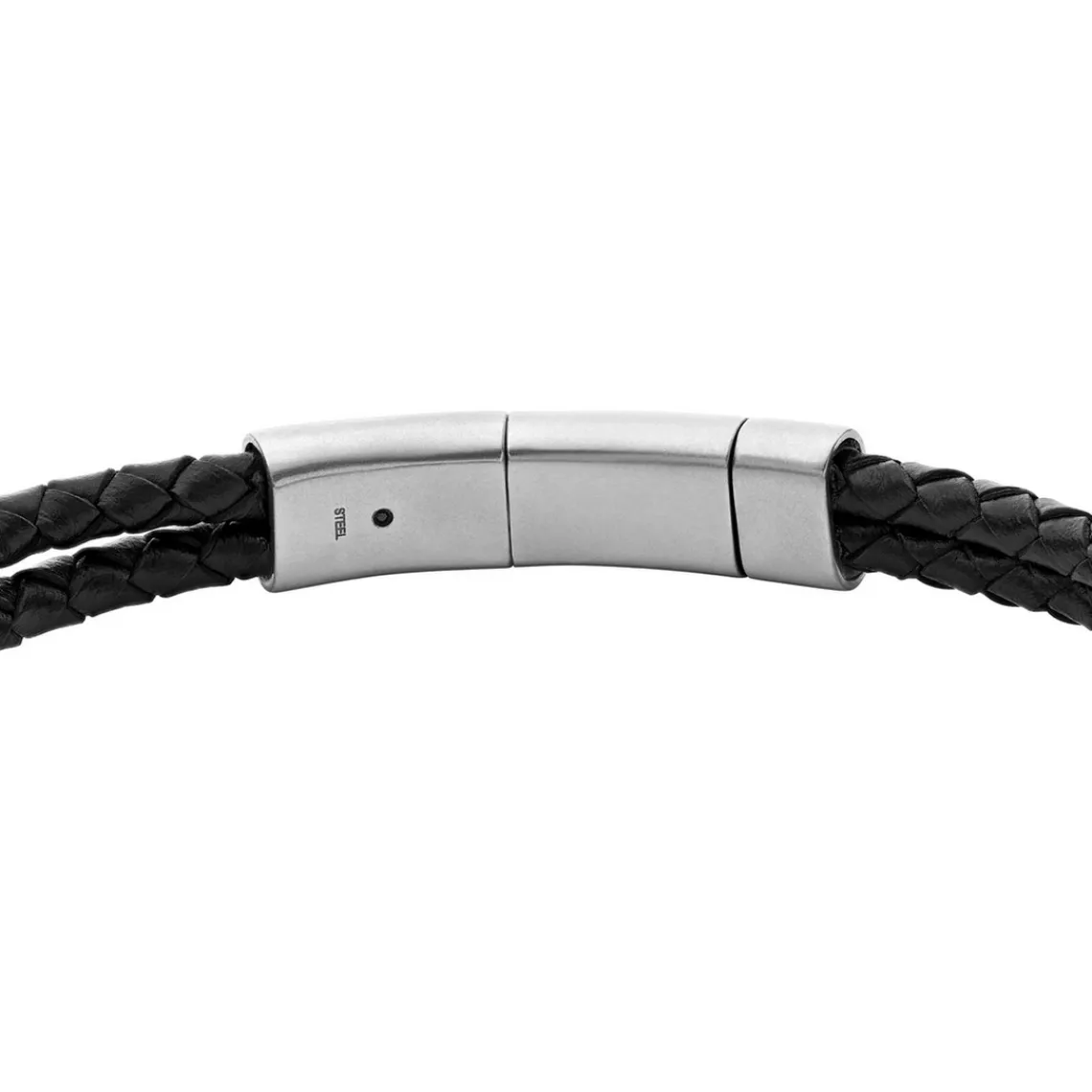 Fossil Bijoux Bracelet Homme JF04202040 en cuir noir | Homme Bracelet