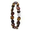 Jourdan Bracelet Homme AJH150019B - BOREAL - Perle marron | Homme Bracelet