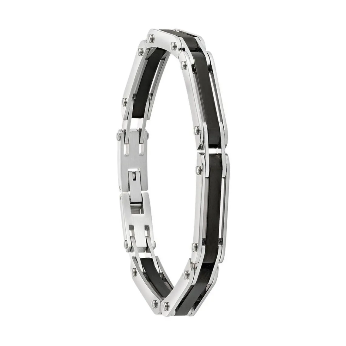 Jourdan Bracelet Homme JH110011B - EL CASTILLO - Acier Argent | Homme Bracelet