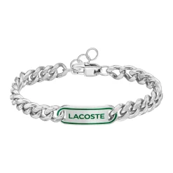 Lacoste Bracelet Homme District 2040224 - Acier Argent | Homme Bracelet