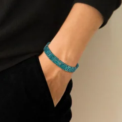Lacoste Bracelet Homme Metropole - 2040420 Acier Vert | Homme Bracelet