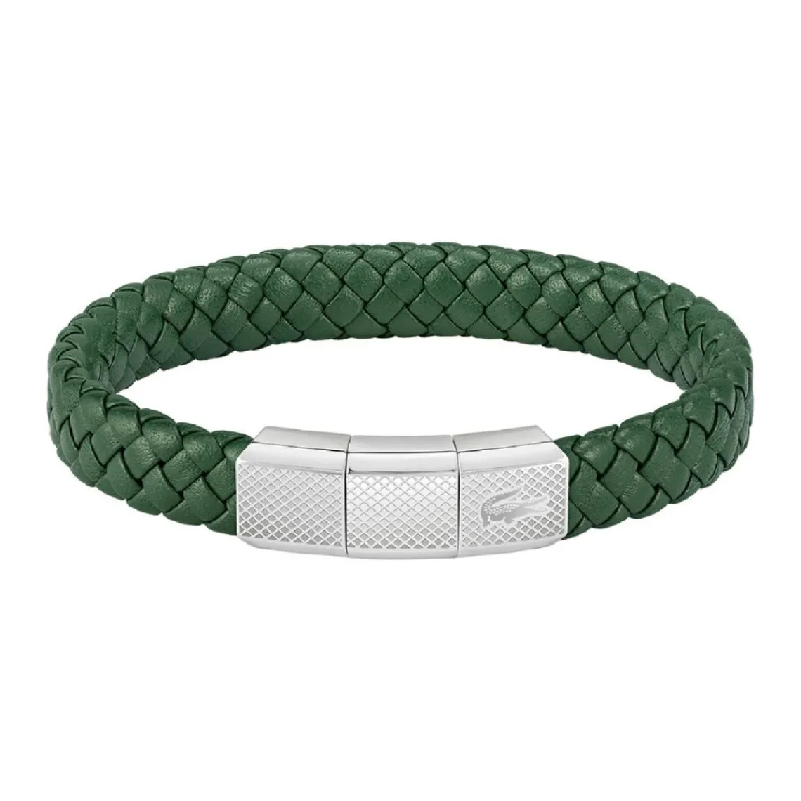 Lacoste Bracelet Homme Rokel 2040284 - Cuir Vert | Homme Bracelet