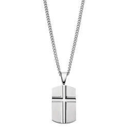 Lotus Style Bijoux Bracelet Homme Men In Black - LS2279-1-1 Acier | Homme Colliers Et Pendentifs|Bracelet