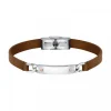 Morellato Bijoux Bracelet Homme Morellato - SQH45 MOODY Cuir Marron | Homme Bracelet
