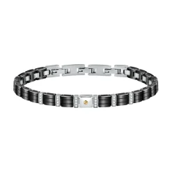 Morellato Bijoux Bracelet Homme SATM15 - Acier Noir | Homme Bracelet