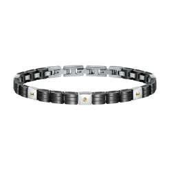 Morellato Bijoux Bracelet Homme SATM13 - Acier Noir | Homme Bracelet