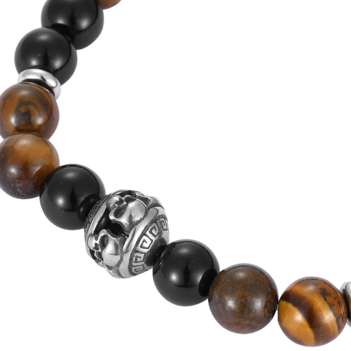Redskins Bracelet Homme Bijoux - 285806 Pierre Marron | Homme Bracelet