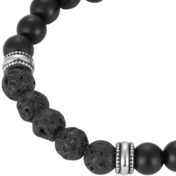 Redskins Bracelet Homme Bijoux - 285814 Pierre NOIR | Homme Bracelet