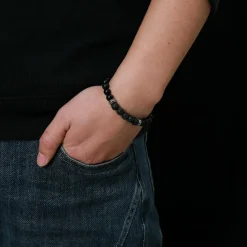 Redskins Bracelet Homme Bijoux - 285814 Pierre NOIR | Homme Bracelet