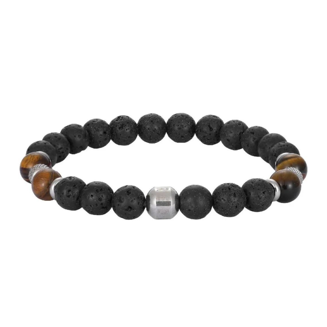 Redskins Bracelet Homme Bijoux - 285803 Pierre Noir | Homme Bracelet