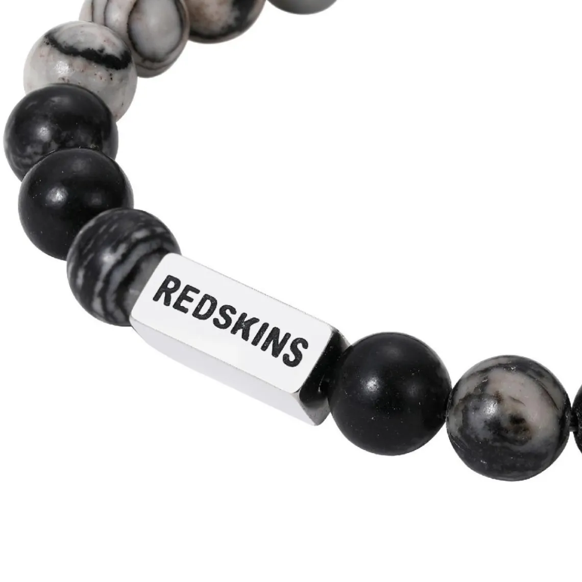 Redskins Bracelet Homme Bijoux Agate Black - 285701 Pierre Blanc | Homme Bracelet