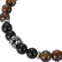 Redskins Bracelet Homme Bijoux - 285807 Pierre Marron | Homme Bracelet