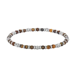Redskins Bracelet Homme Bijoux - 285804 Pierre Marron | Homme Bracelet