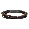 Redskins Bracelet Homme Bijoux - 285821 Cuir Marron | Homme Bracelet