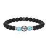 Redskins Bracelet Homme Bijoux - 285812 Pierre Noir | Homme Bracelet