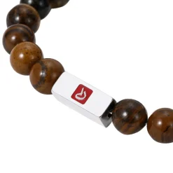 Redskins Bracelet Homme Bijoux - 285708 Pierre - Marron | Homme Bracelet