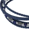 Redskins Bracelet Homme Bijoux - 285827 Cuir Bleu | Homme Bracelet