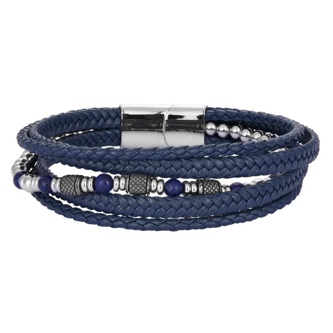 Redskins Bracelet Homme Bijoux - 285827 Cuir Bleu | Homme Bracelet