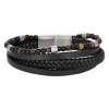 Redskins Bracelet Homme Bijoux - 285823 Cuir Noir | Homme Bracelet