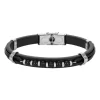 Redskins Bracelet Homme Bijoux - 285818 Cuir Noir | Homme Bracelet