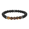 Redskins Bracelet Homme Bijoux - 285816 Pierre Noir | Homme Bracelet