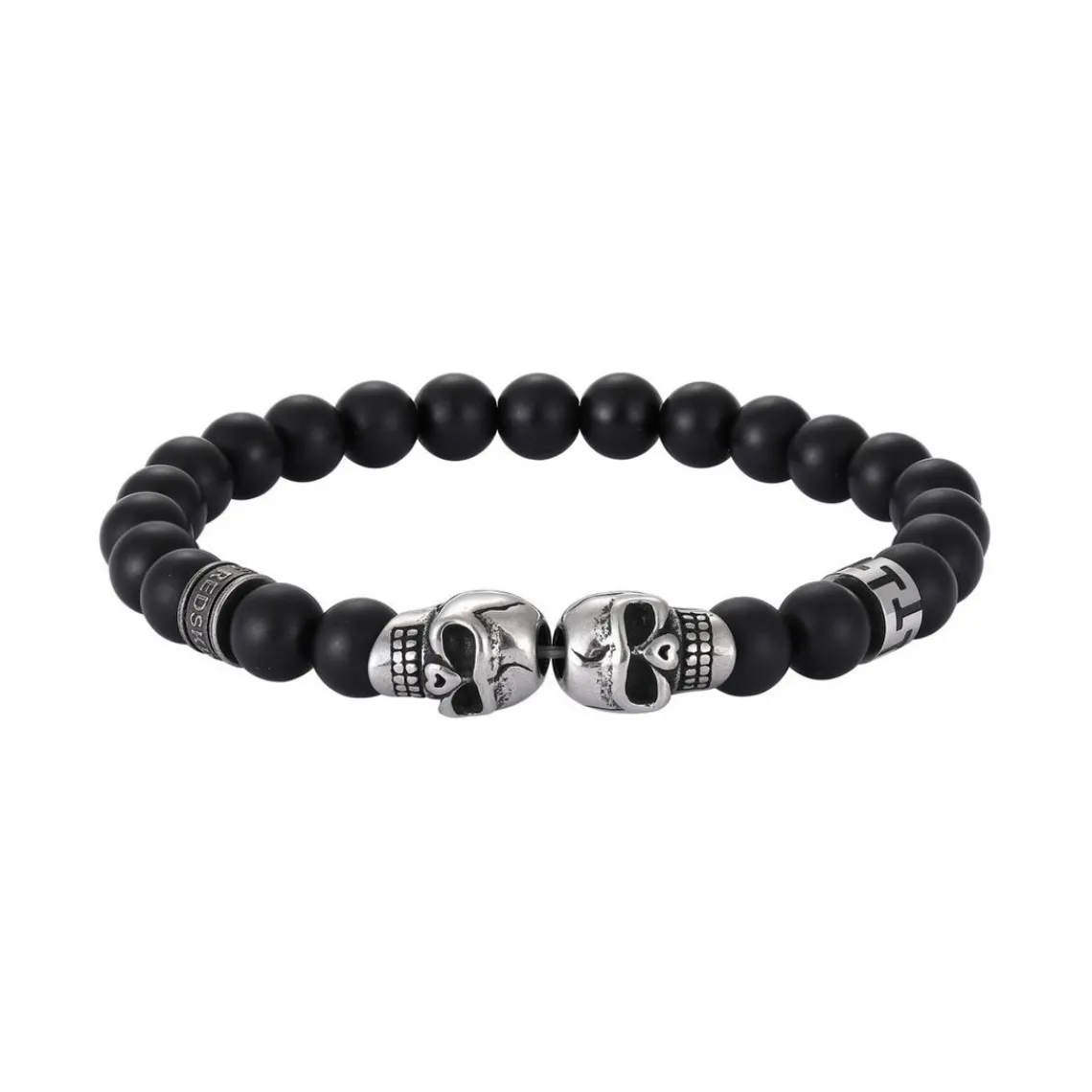 Redskins Bracelet Homme Bijoux - 285761 Acier Noir | Homme Bracelet