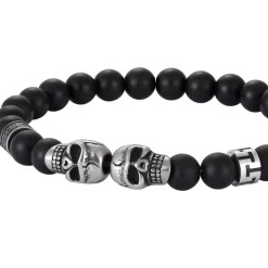 Redskins Bracelet Homme Bijoux - 285761 Acier Noir | Homme Bracelet