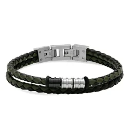 Rochet Bracelet Homme HB8045 Gentleman - Noir/ Kaki | Homme Bracelet