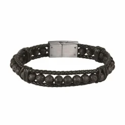 Sector Bijoux Bracelet Homme - SZV97 BANDY Cuir Noir | Homme Bracelet