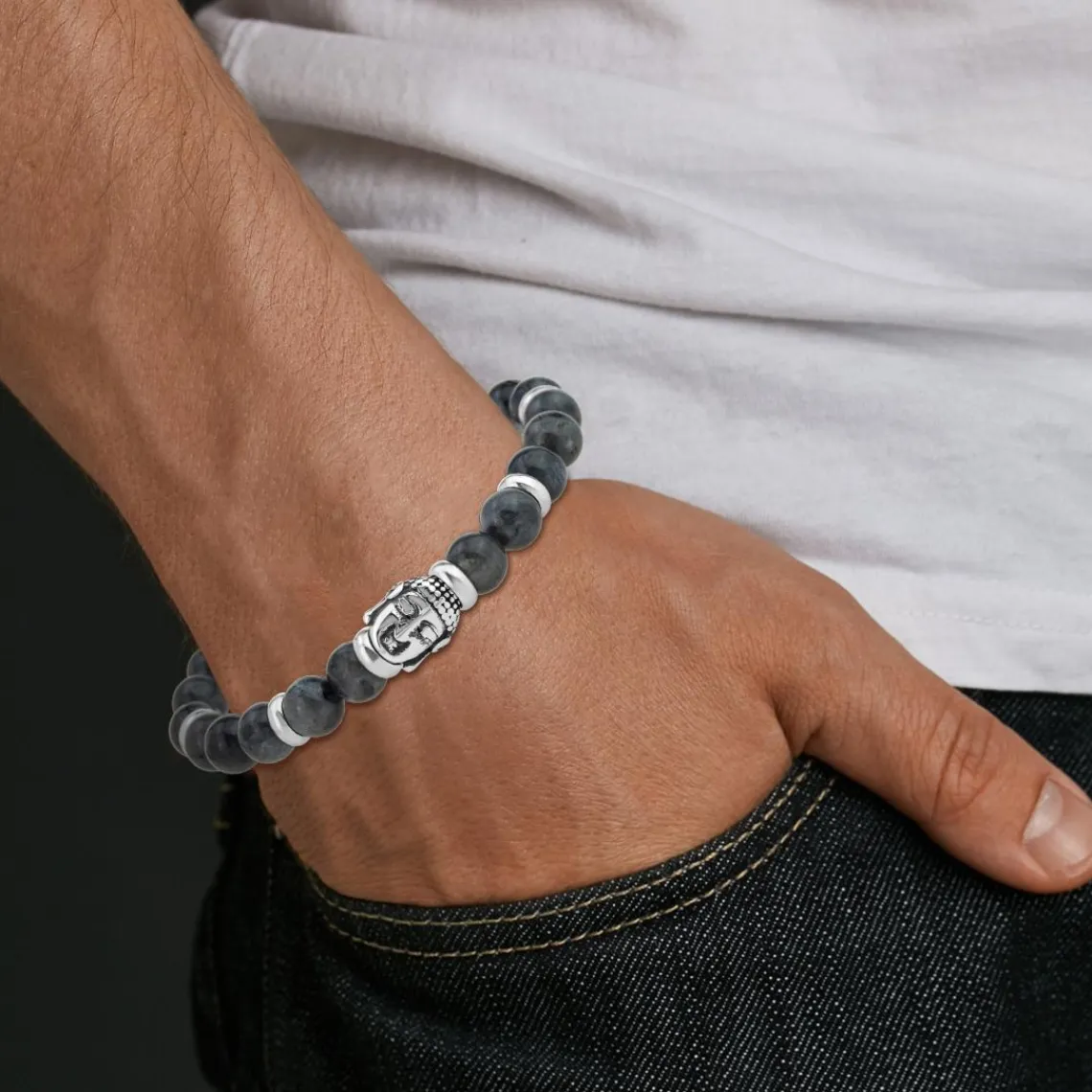 So Charm Bijoux Bracelet Homme So Charm - B4281-GRIS - Bracelet Mode Noir | Femme Bracelet|Bracelet