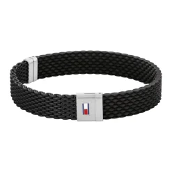 Tommy Hilfiger Bijoux Bracelet Homme Tommy Hilfiger Casual - 2790240S Silicone Noir | Homme Bracelet