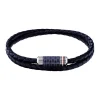Tommy Hilfiger Bijoux Bracelet Homme - TUBE DOUBLE WRAP BRAIDED 2790326 Acier Cuir | Homme Bracelet