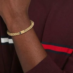 Tommy Hilfiger Bijoux Bracelet HommeTommy Hilfiger Intertwined Circles Chain 2790522 - Acier Doré | Homme Bracelet
