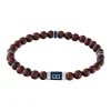Tommy Hilfiger Bijoux Bracelet HommeTommy Hilfiger Beaded 2790324 - Acier, Bois Marron, Gris | Homme Bracelet