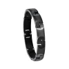 Jourdan Bracelet JIN-JANG UN034H - Bracelet En Acier Noir Homme | Homme Bracelet