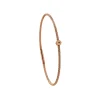 Torrence Bijoux Bracelet acier marron motif hexagone avec diamant noir 1 mm | Femme Bracelet