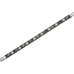 All Blacks Bijoux Bracelet All Blacks 682020 - Bracelet Gourmette Noir Homme | Homme Bracelet
