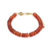 Sloya Bracelet Blima en pierres Agate rouge | Femme Bracelet