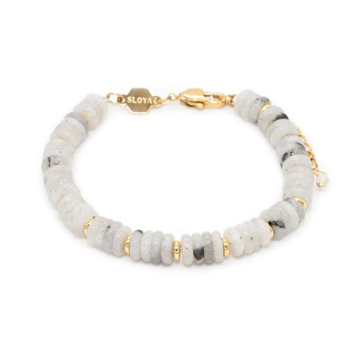 Sloya Bracelet Blima en pierres Labradorite | Femme Bracelet
