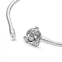 Pandora Bracelet Cendrillon Fermoir Carrosse Citrouille Disney x | Femme Bracelet